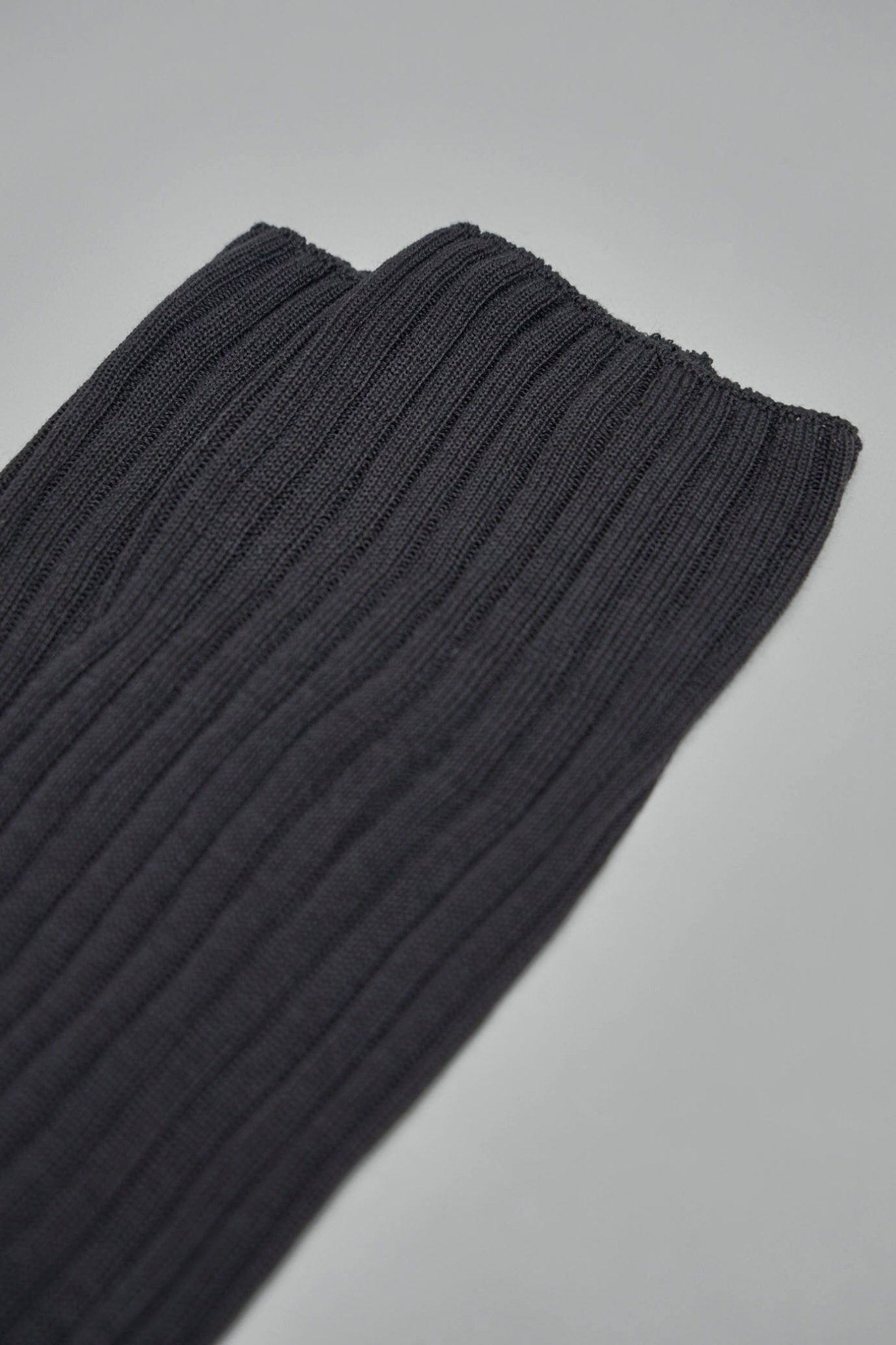 Coloured Ribbed Long Socks Knit