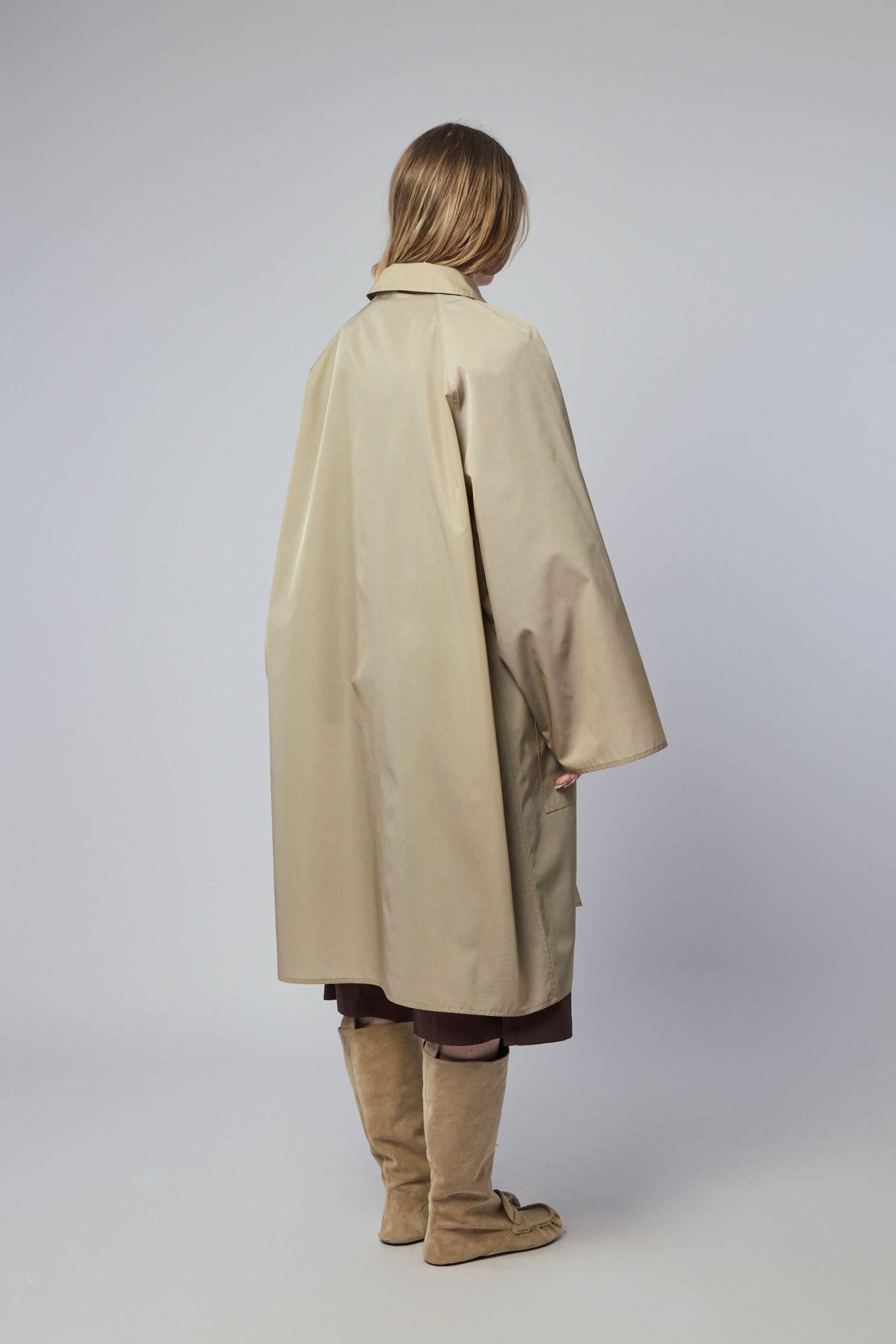 Long Raglan Sleeve Coat