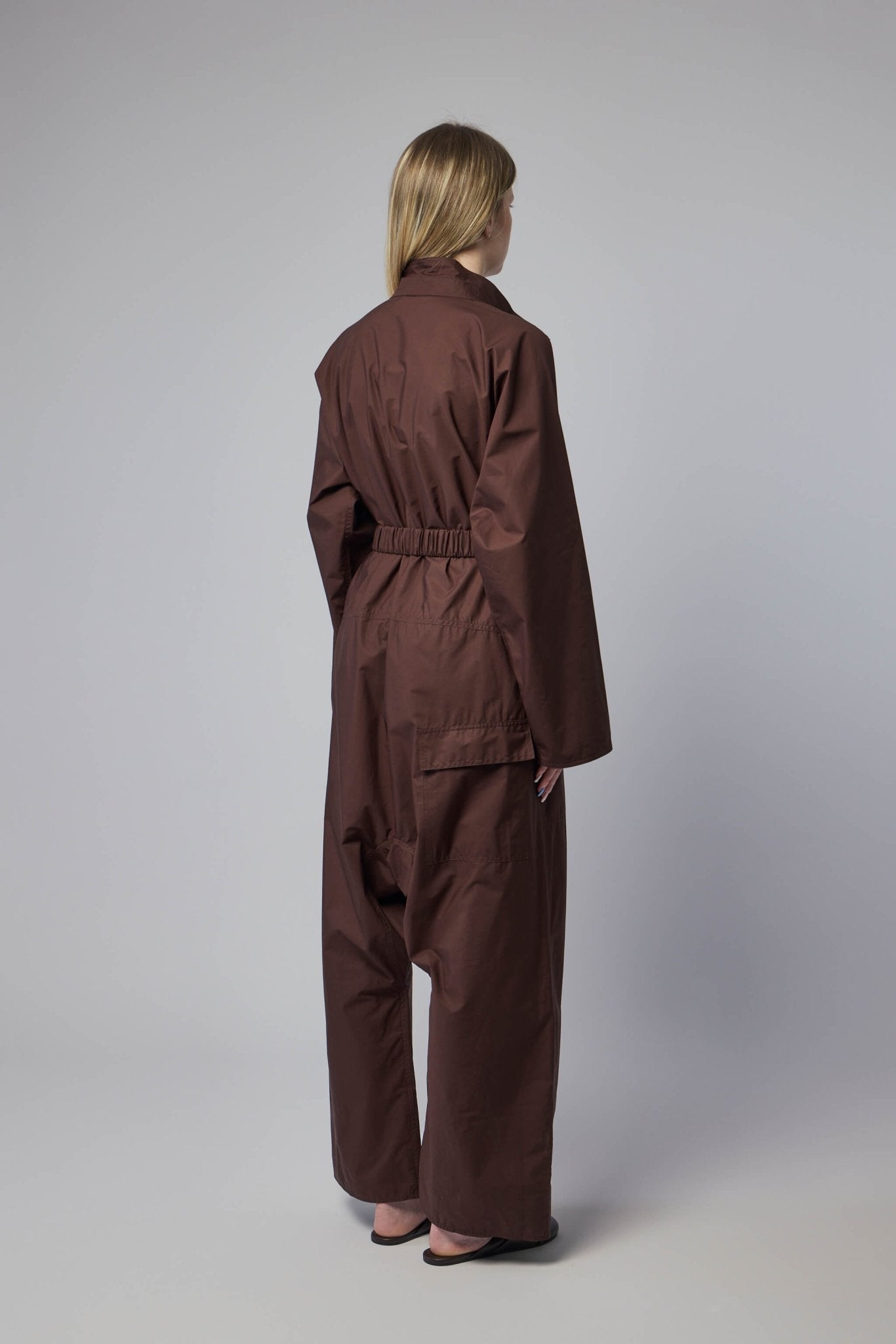 Loose Fit Jumpsuit with Zippers