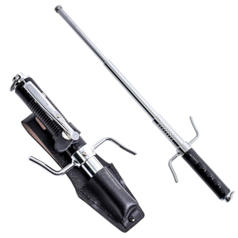 Self Defense 21 Inch Spring Powered Auto Opening Expandable Baton - TOPHATTER'S ARMORY DEALS