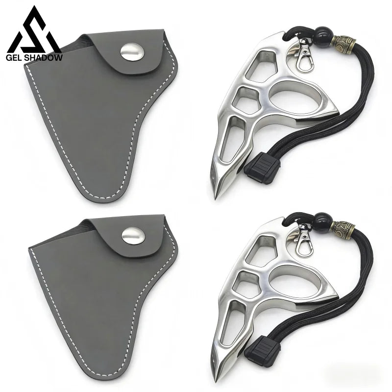 Stainless Steel Single Finger Brass Knuckle Broken Windows-GS117