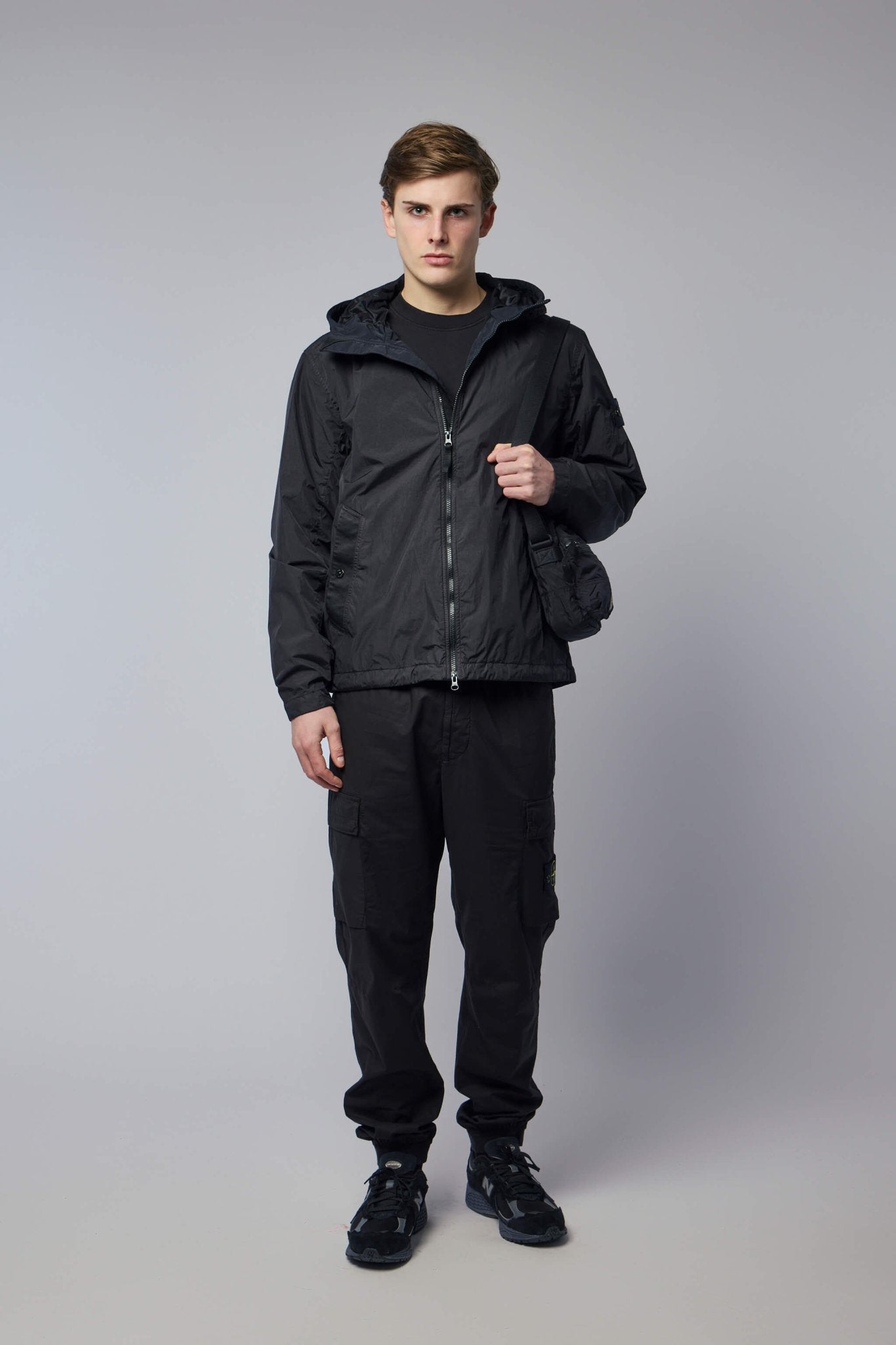 Hooded Jacket Crinkle Reps Ny