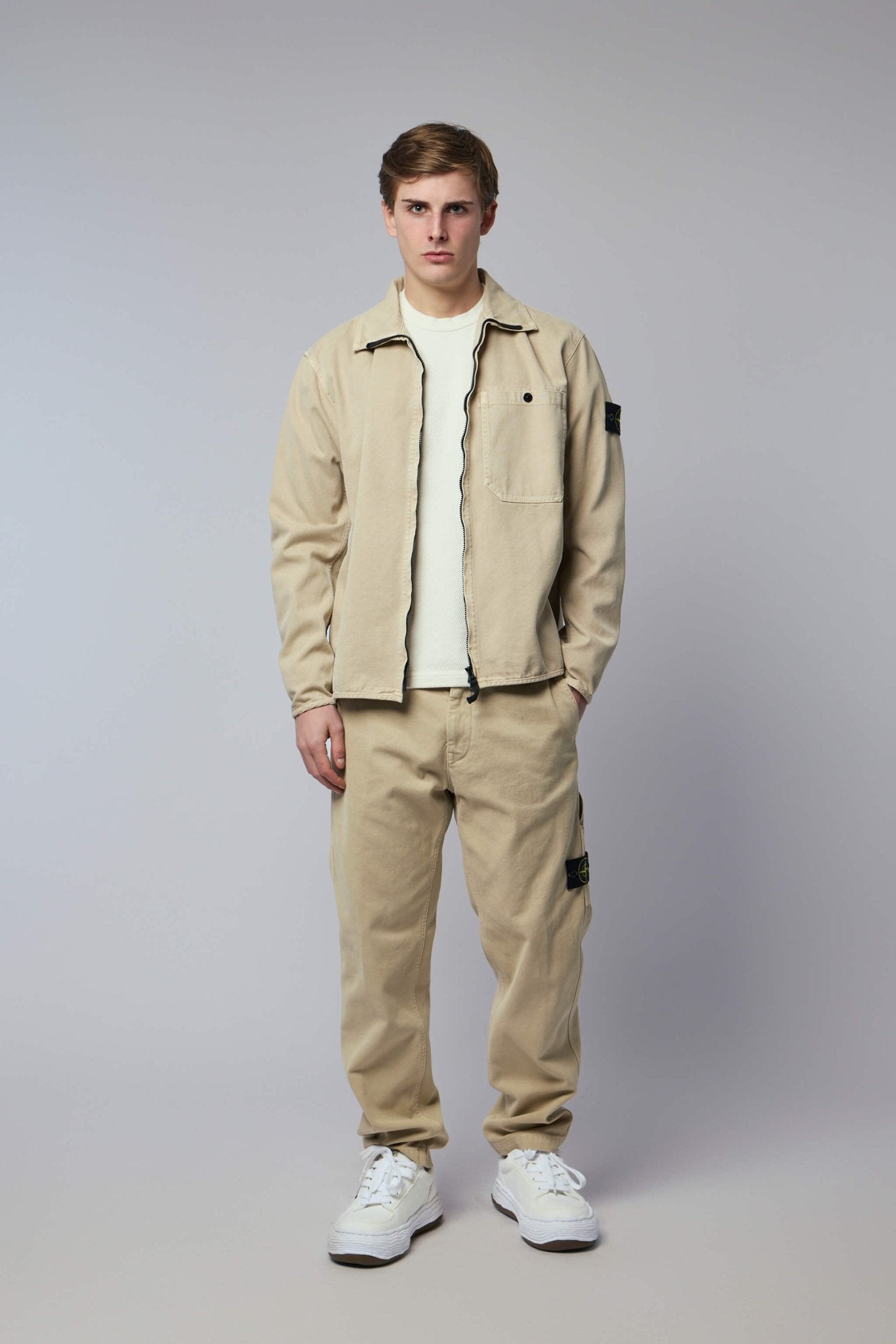 Comfort Fit Zip-up Overshirt