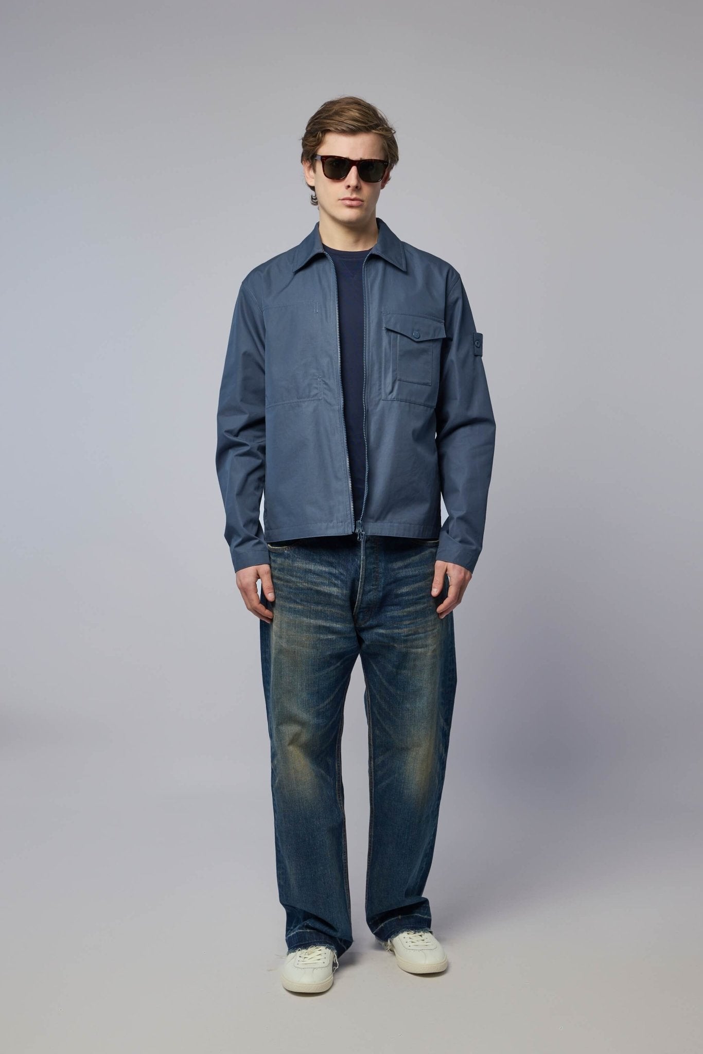 Windproof and Breathable Regular Fit Overshirt