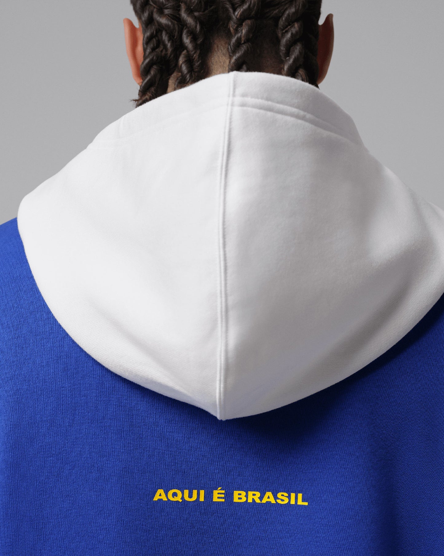 Sudadera con capucha con logo Oversize Jordan Brooklyn Brasil para hombre