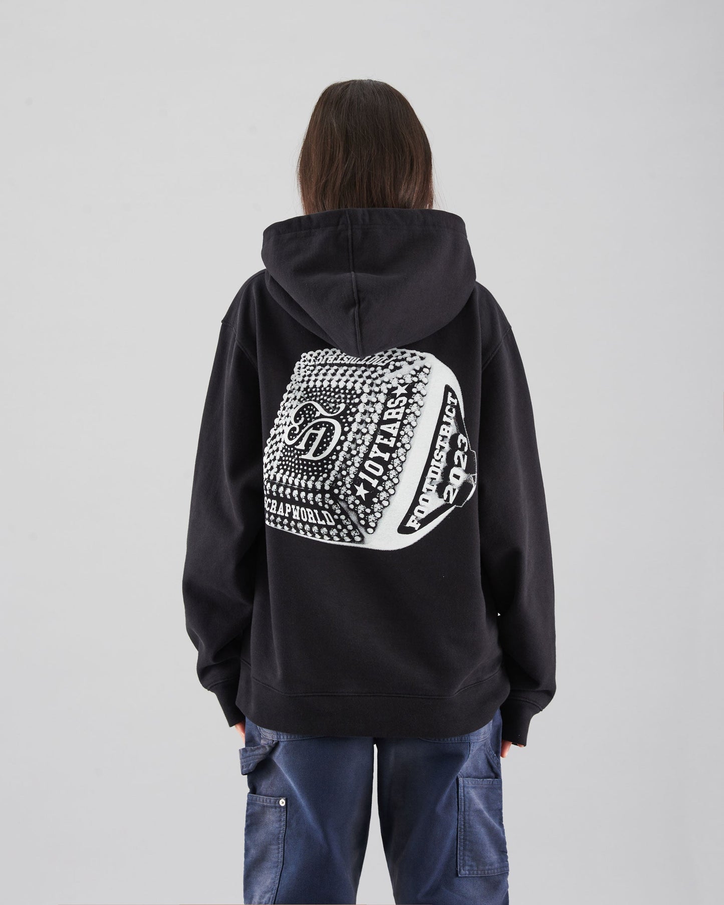Sudadera con capucha x ScrapWorld FOOTDISTRICT x ScrapWorld Ring Unisex Hoodie Unisex