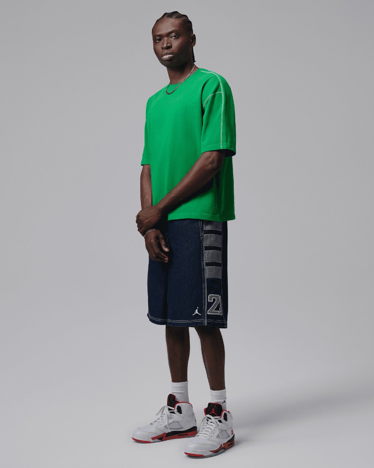 Camiseta con logo Relaxed Jordan Flight para hombre