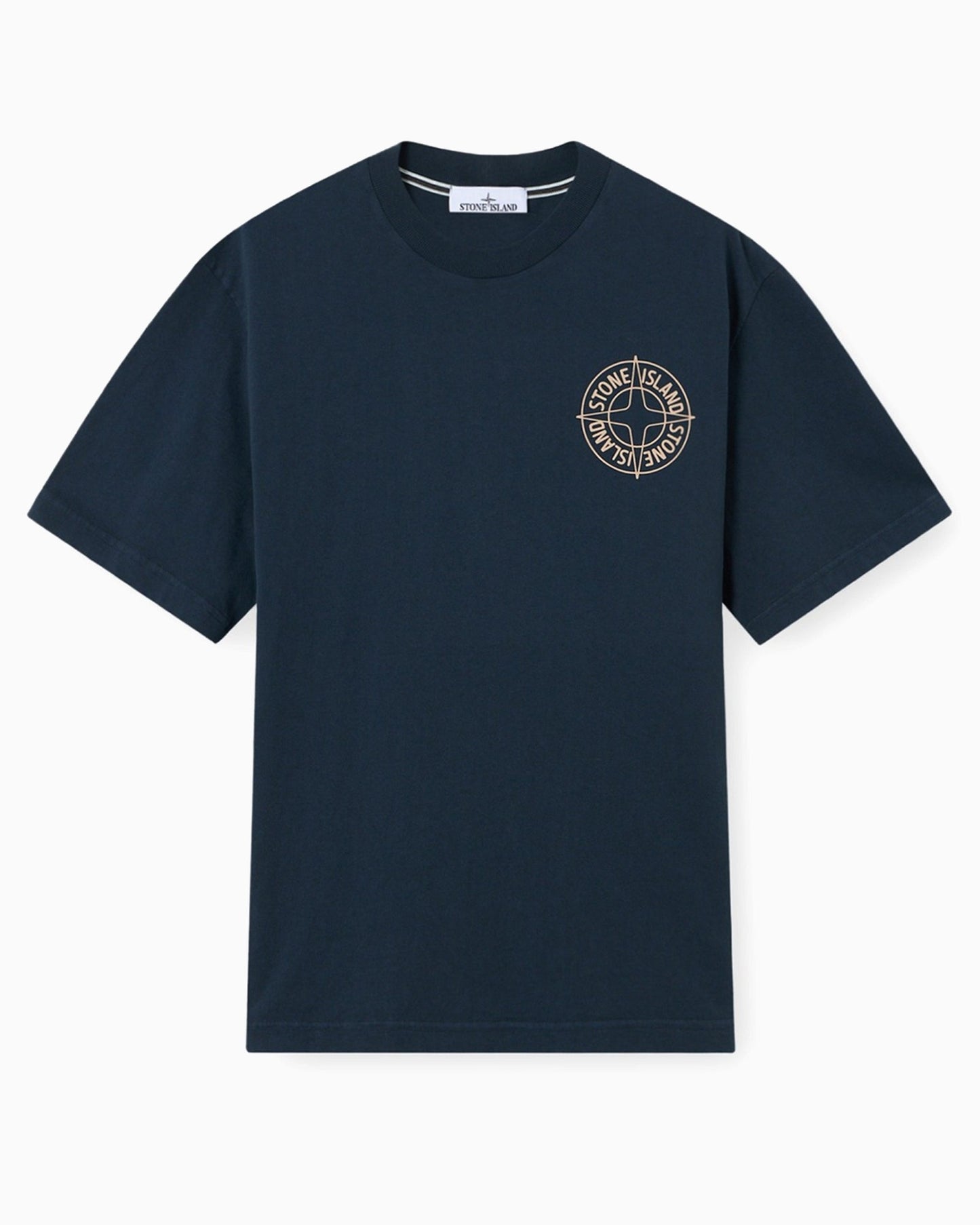 Camiseta con logo Stone Island para hombre