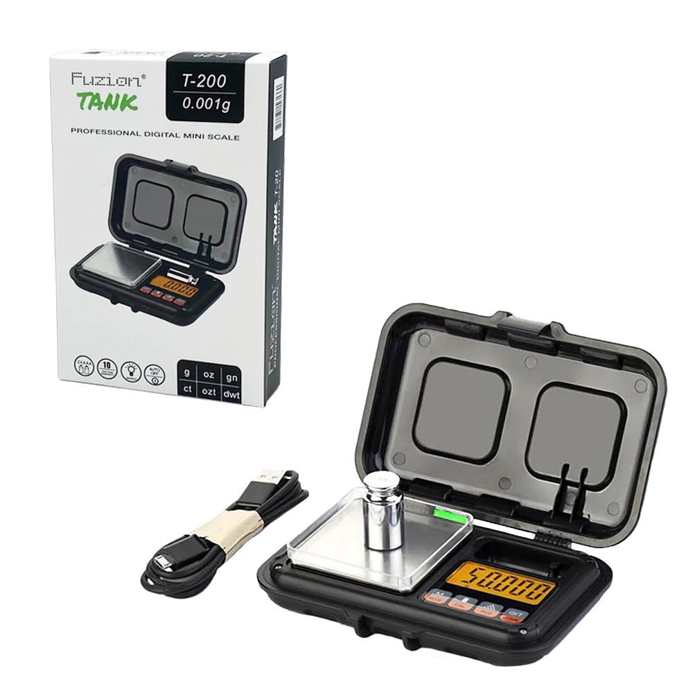 Fuzion Tank Professional Digital Pocket Mini Scale, 200g x 0.01g - TOPHATTER'S ARMORY DEALS