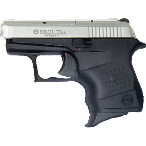 Tisa Compact Blank Firing 8MM Gun Satin Finish Starter Pistol