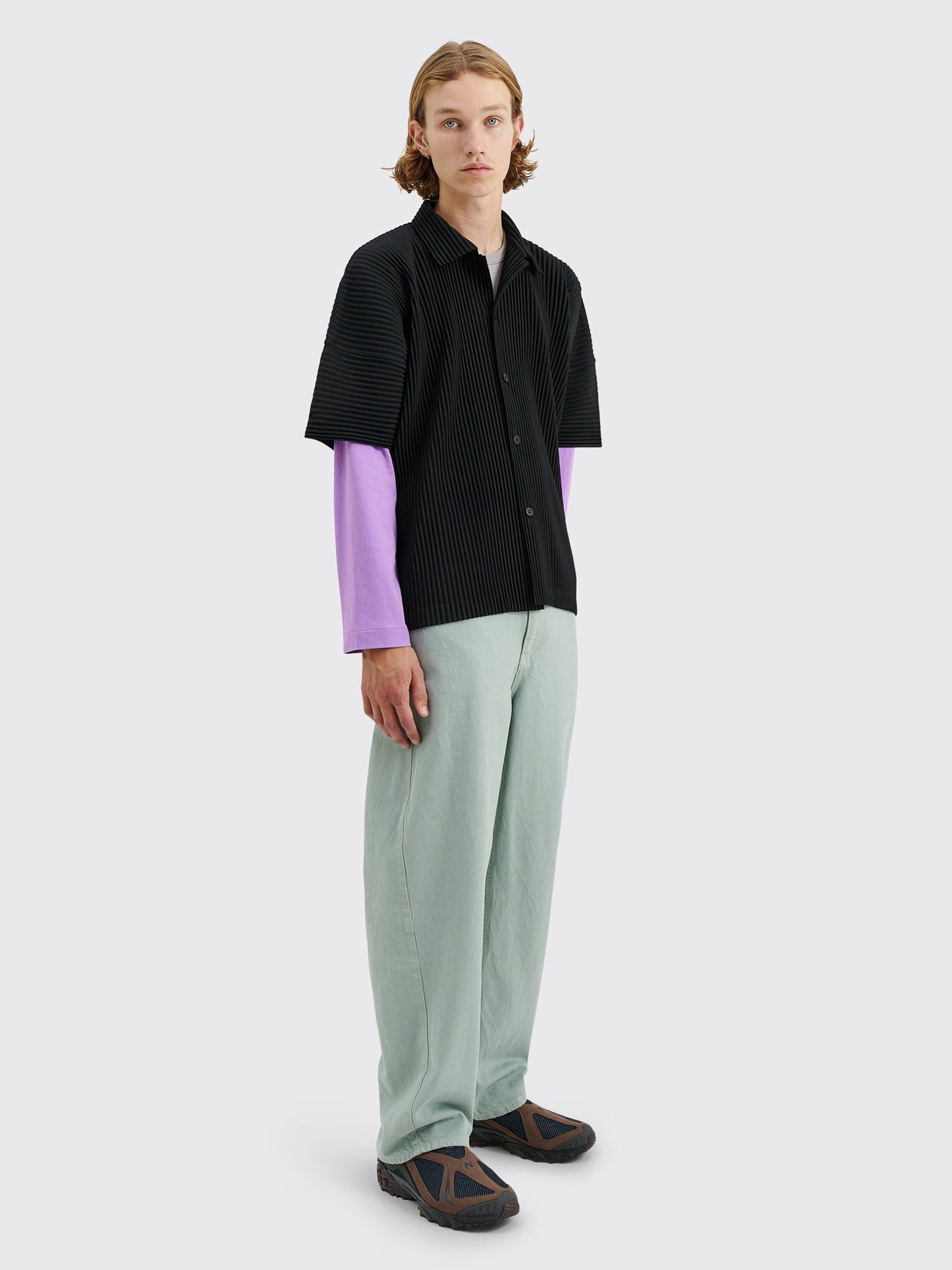 TRÈS BIEN everywear Twisted 5 Pocket Work Pant Twill Grey