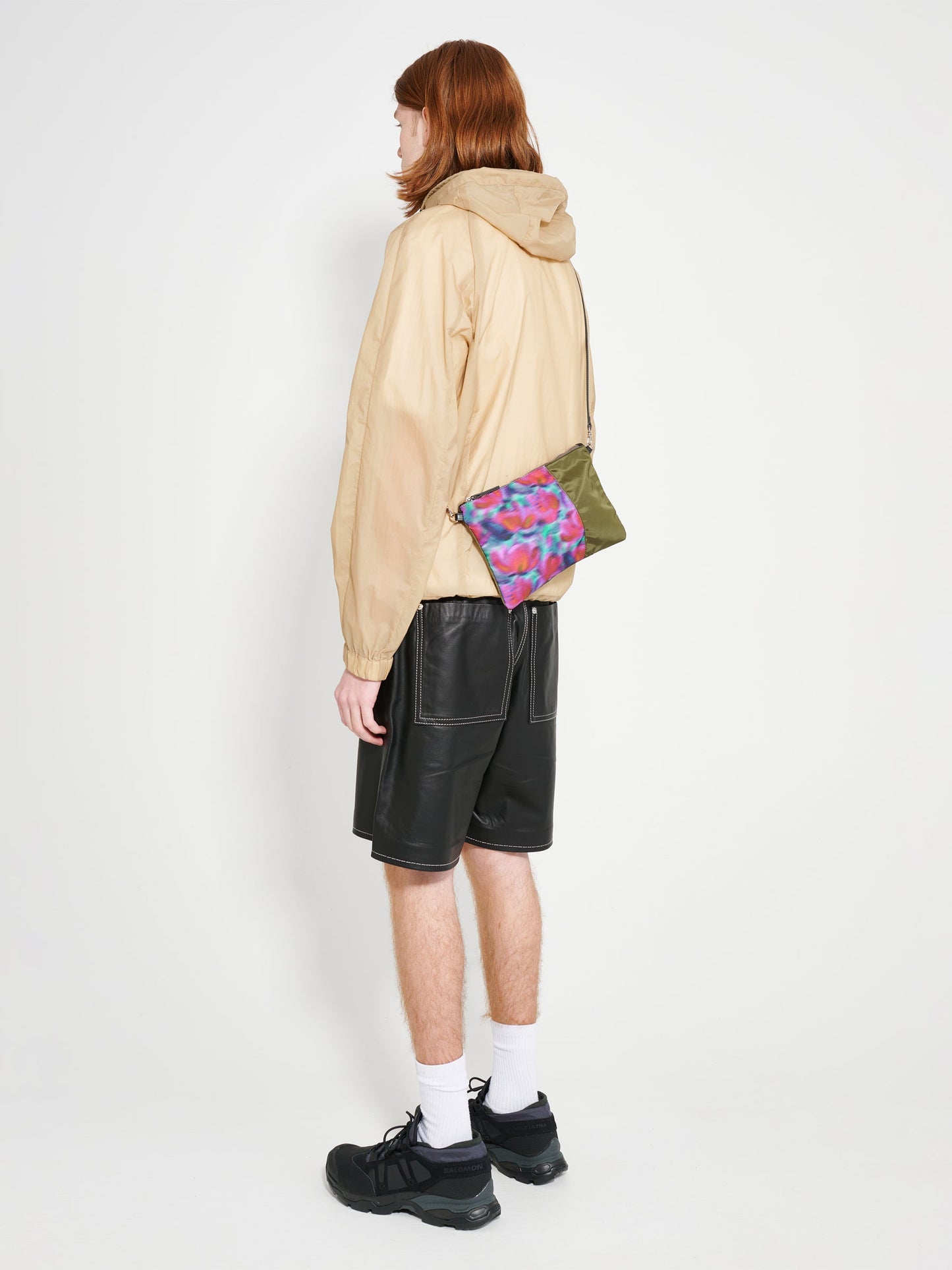 TRÈS BIEN everywear Leather Work Shorts Lambskin Black