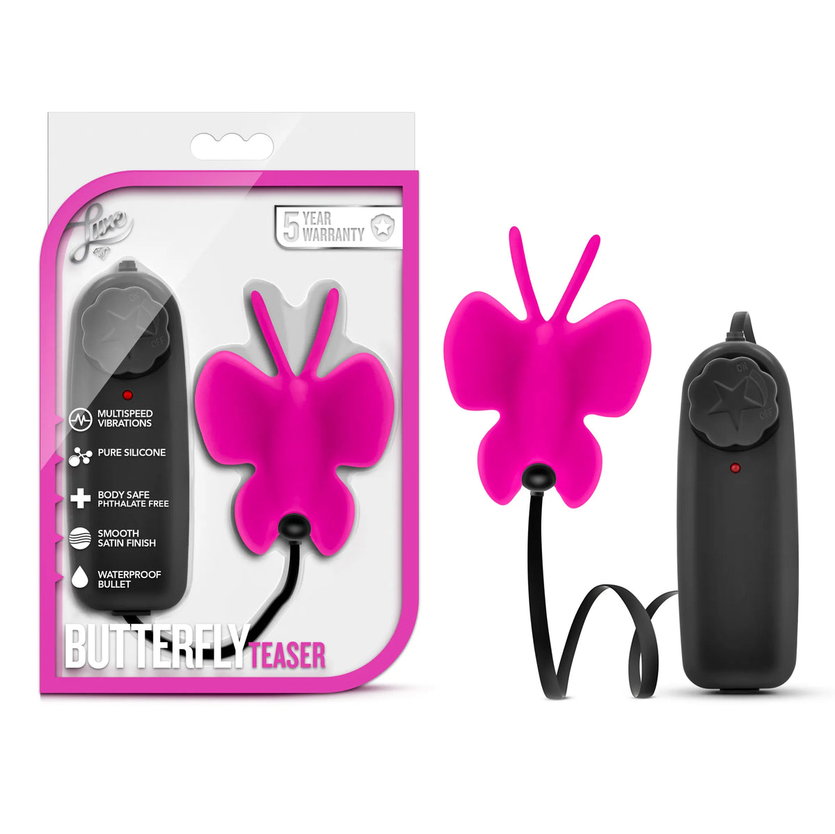 Luxe Butterfly Teaser – Vibrating Multi-Point Stimulator