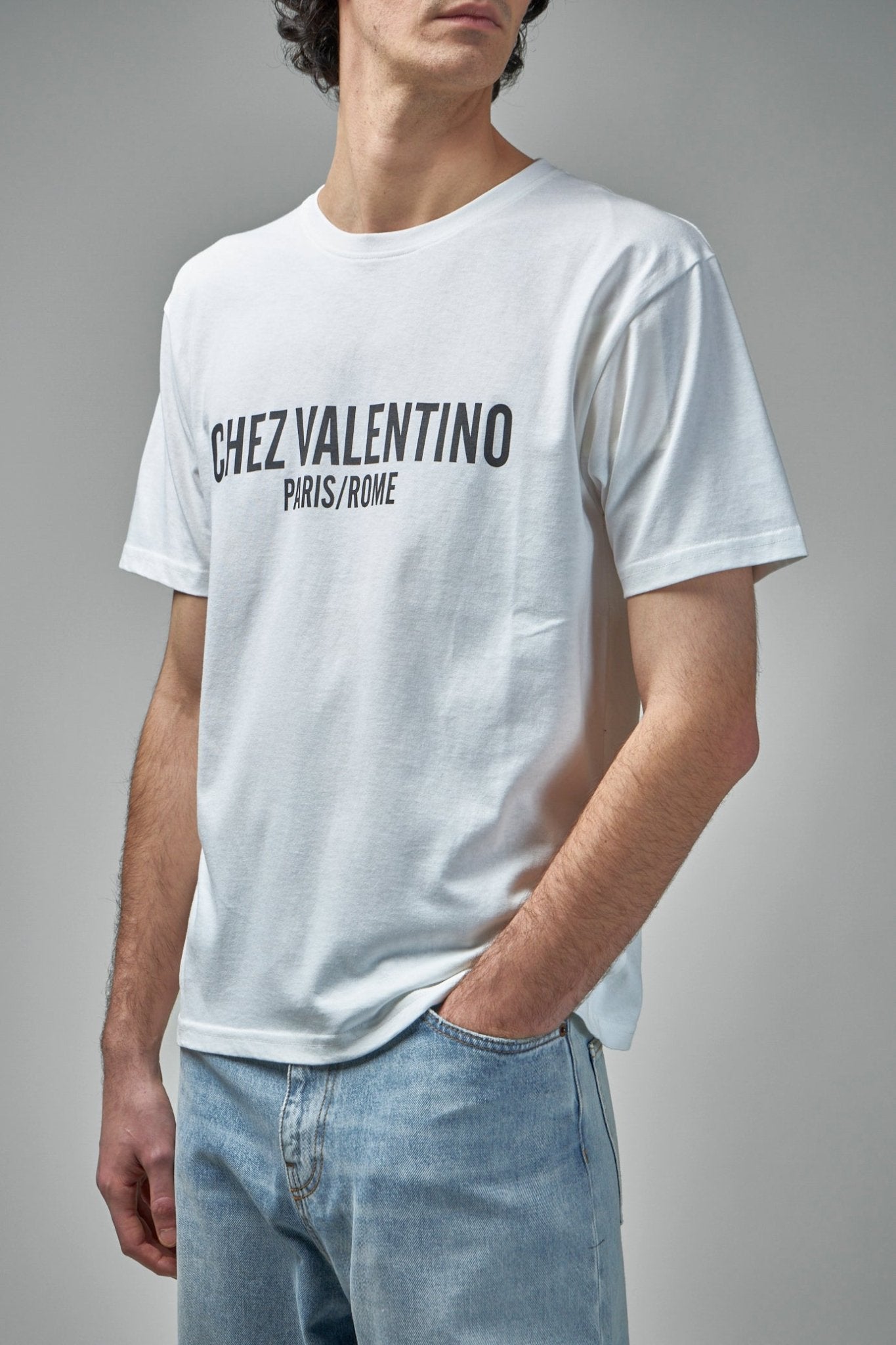 T-shirt with Contrasting Brand Print