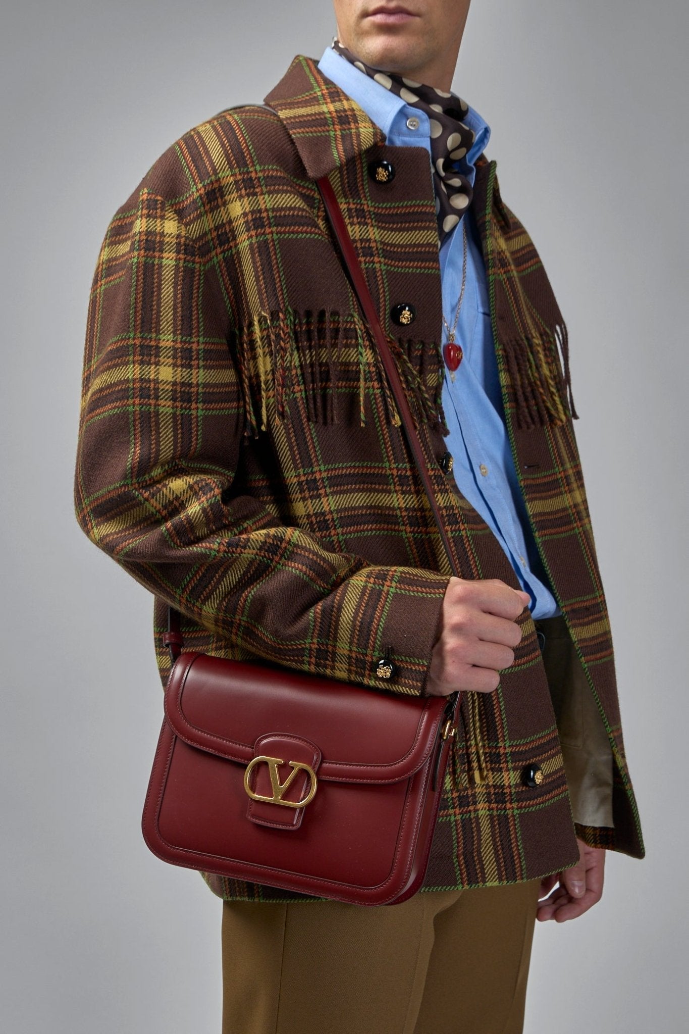 Foldover Top Shoulder Bag