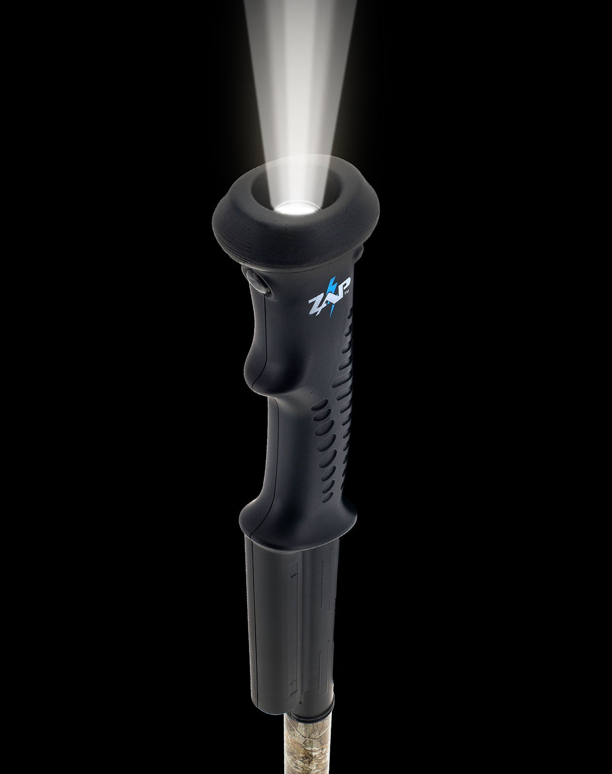 Zap Hike 'n' Strike Stun Gun with Flashlight Hiking Staff Black or Orange