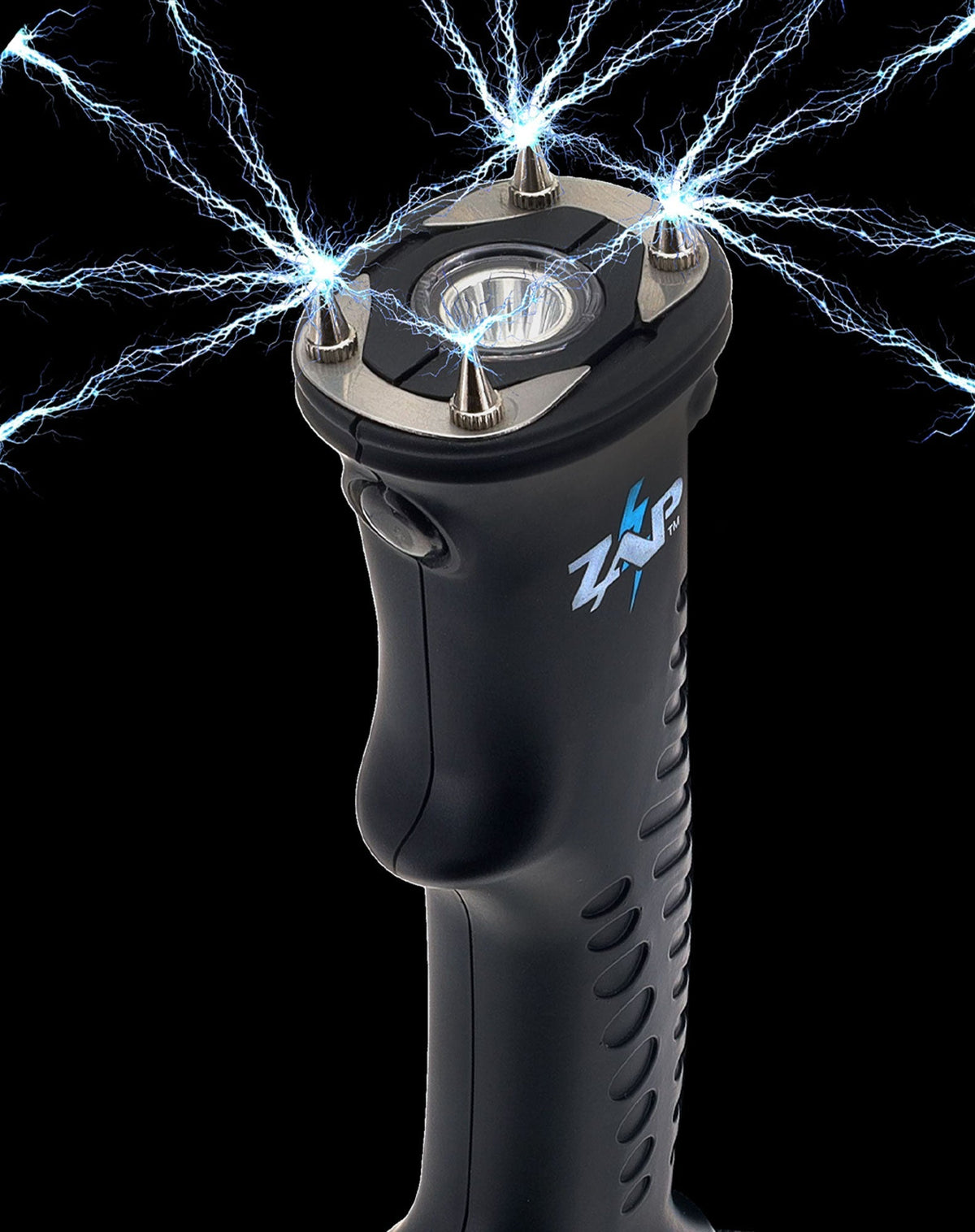 Zap Hike 'n' Strike Stun Gun with Flashlight Hiking Staff Black or Orange