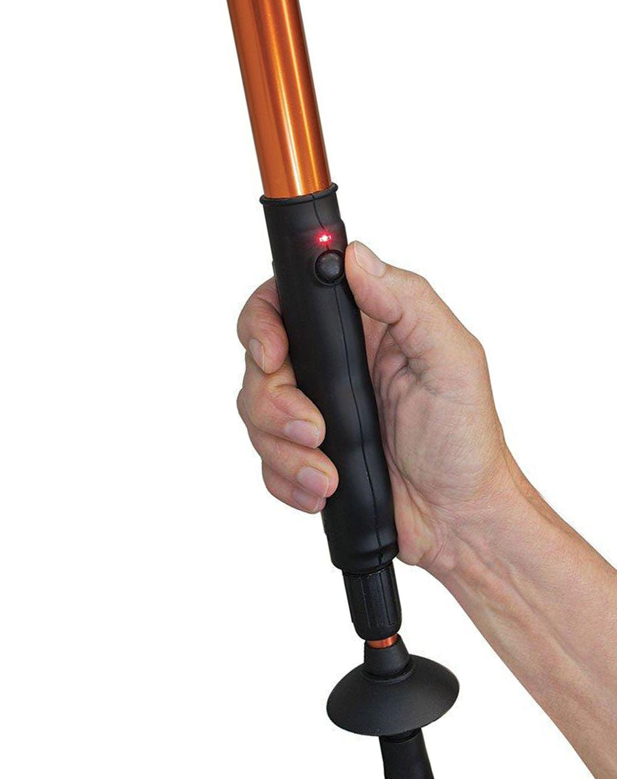 Zap® Hike 'n' Strike Stun Gun with Flashlight Hiking Staff - Orange or Black