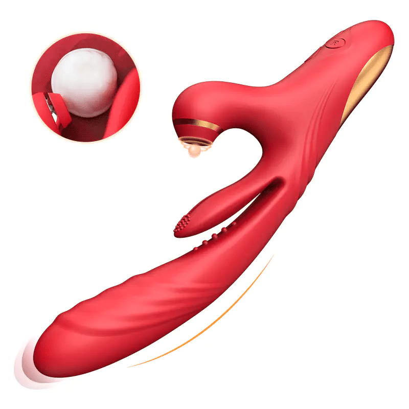 Lustytime 3 Thrusting & Vibration 7 Sucking 10 Tapping G Spot Vibrator - Vibrator product image for intimate wellness and per