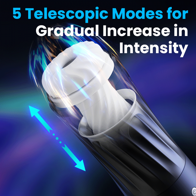 Dreamer - Glans and corona stimulation 3 Rotating 5 Thrusting 5 Vibrating Heating Male Stroker