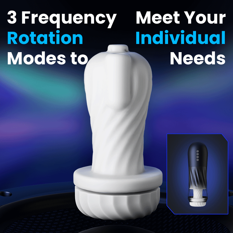 Dreamer - Glans and corona stimulation 3 Rotating 5 Thrusting 5 Vibrating Heating Male Stroker