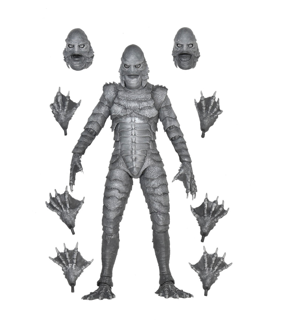 Universal Monsters – Ultimate Creature from the Black Lagoon (Black & White) Action Figure