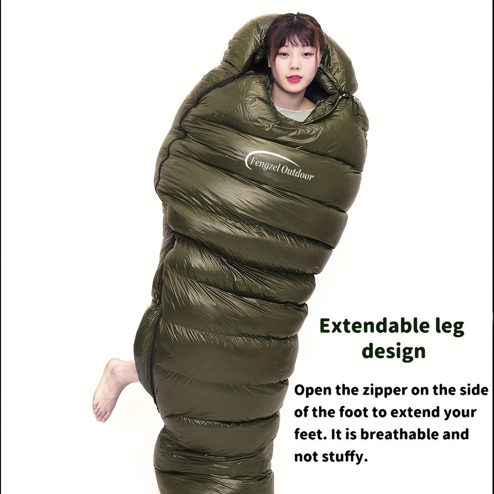 Ultralight Down Mummy Sleeping Bag for Camping