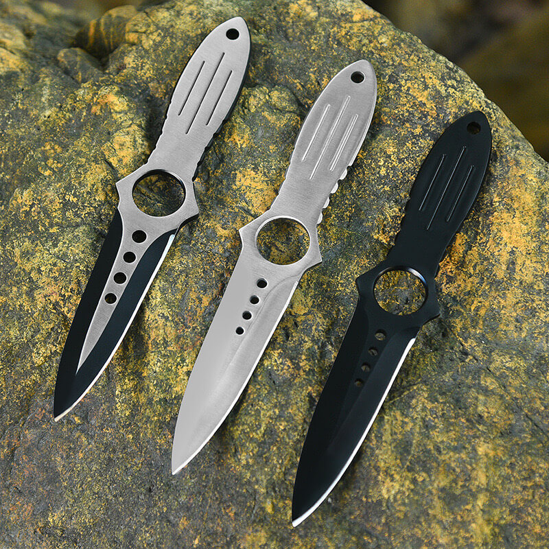 OUTDOOR GAITER SABER CAMPING OPEN BLADE STRAIGHT KNIFE-GS101