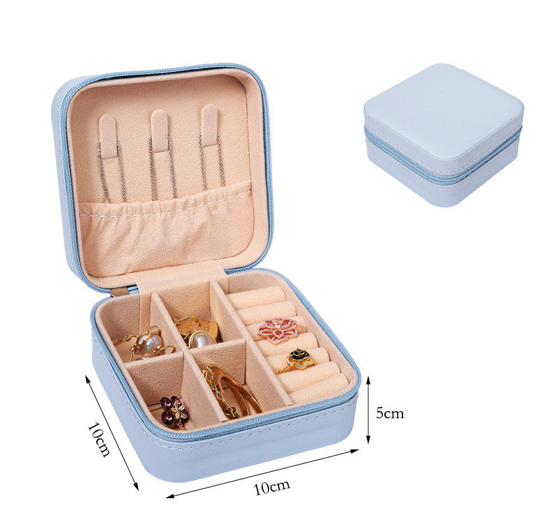 Elegant Mini Jewelry Case in Multiple Colors for Every Style
