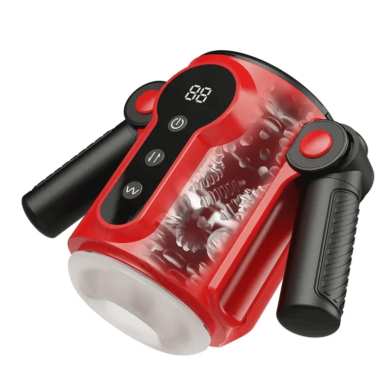 Jack - 9 Thrusting 9 Vibrations Massage Training and Masturbation 2 IN 1 Adult Toy - Adult Wellness Product product image for