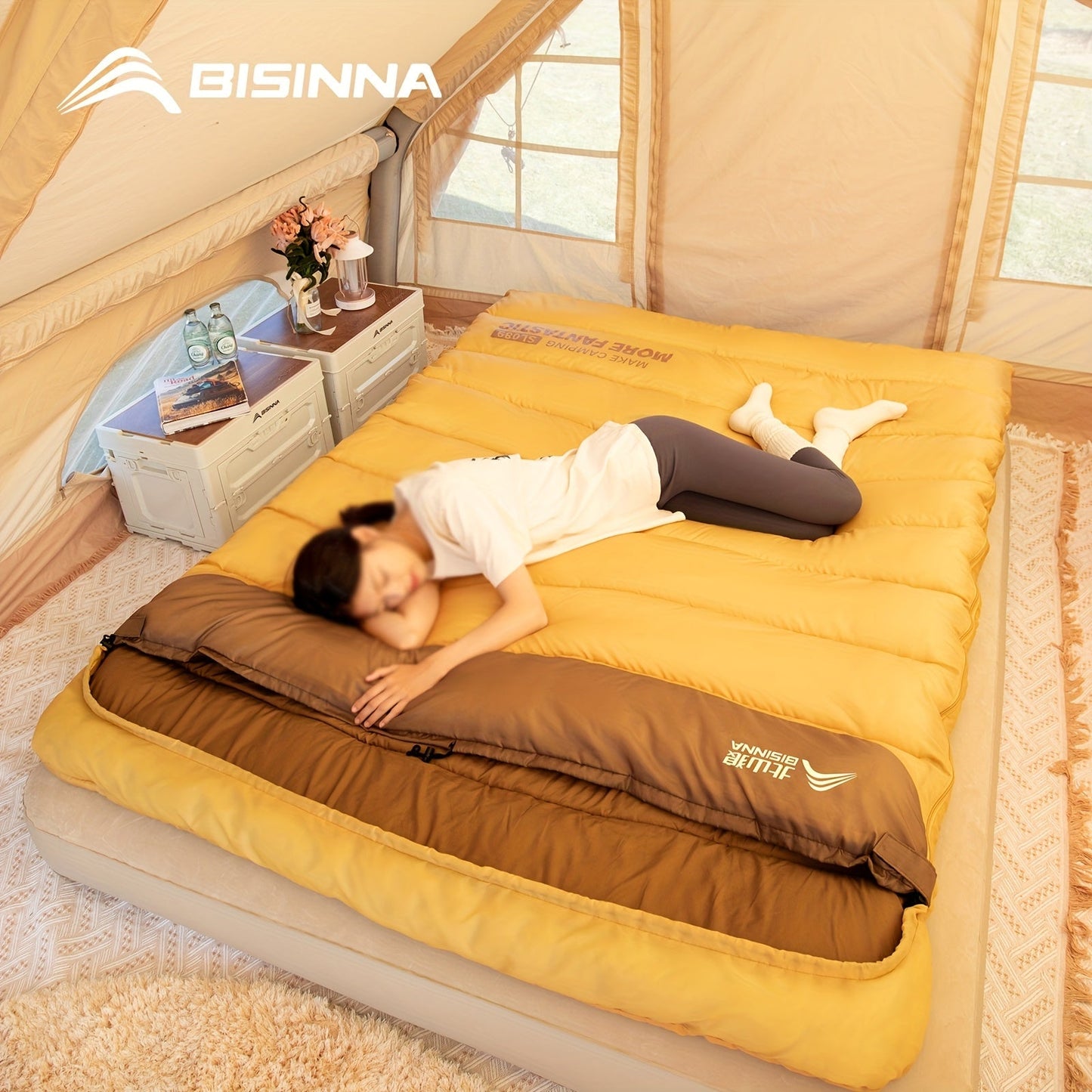 Double Sleeping Bag for Two Adults