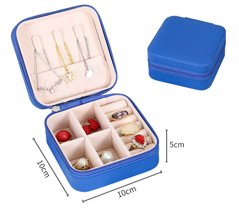 Elegant Mini Jewelry Case in Multiple Colors for Every Style