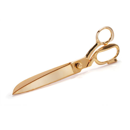 Premium 12-Inch Gold or Nickel Ribbon-Cutting Ceremony Scissors