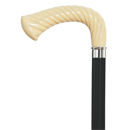 Einstein Classic Twisted Rope Opera Handle Walking Stick, 36-Inch