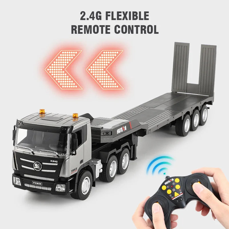 RC Flat Truck 9-Channel Alloy Remote Control Trailer