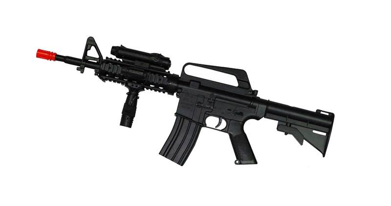 M16A4 M16 Style Airsoft Spring Action Military Assault Rifle - TOPHATTER'S ARMORY DEALS