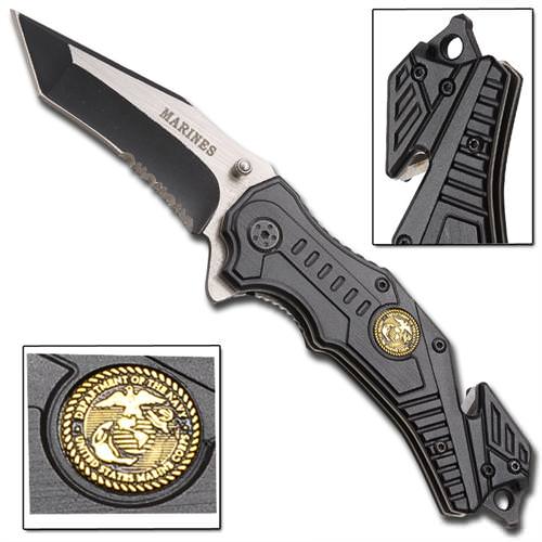 Spring Assist - 'Legal Auto Knife' - Military U.S. Marines Rescue - TOPHATTER'S ARMORY DEALS