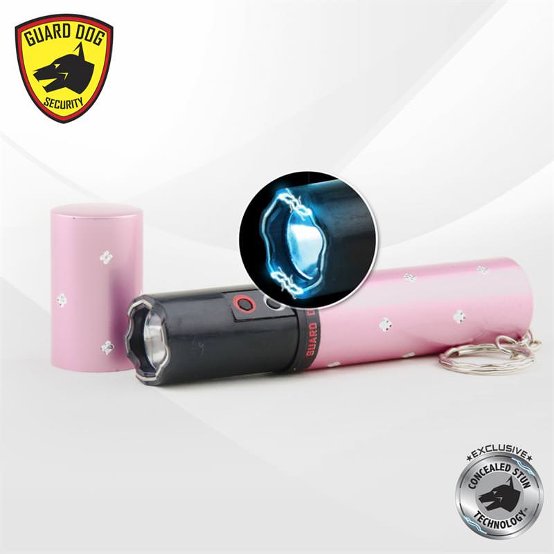 Electra Concealed Pink Lipstick Stun Gun 3 Million Volt with 100-Lumen Flashlight