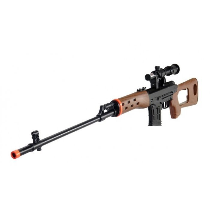 Dragunov Airsoft Tactical Sniper Rifle Laser Scope Spring Pull Bolt Action WOOD - TOPHATTER'S ARMORY DEALS