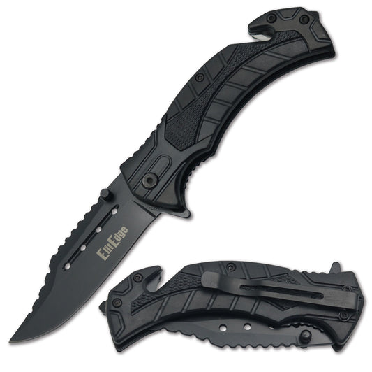 9" Assisted Opening Rescue Tactical Pocket Folding Knife