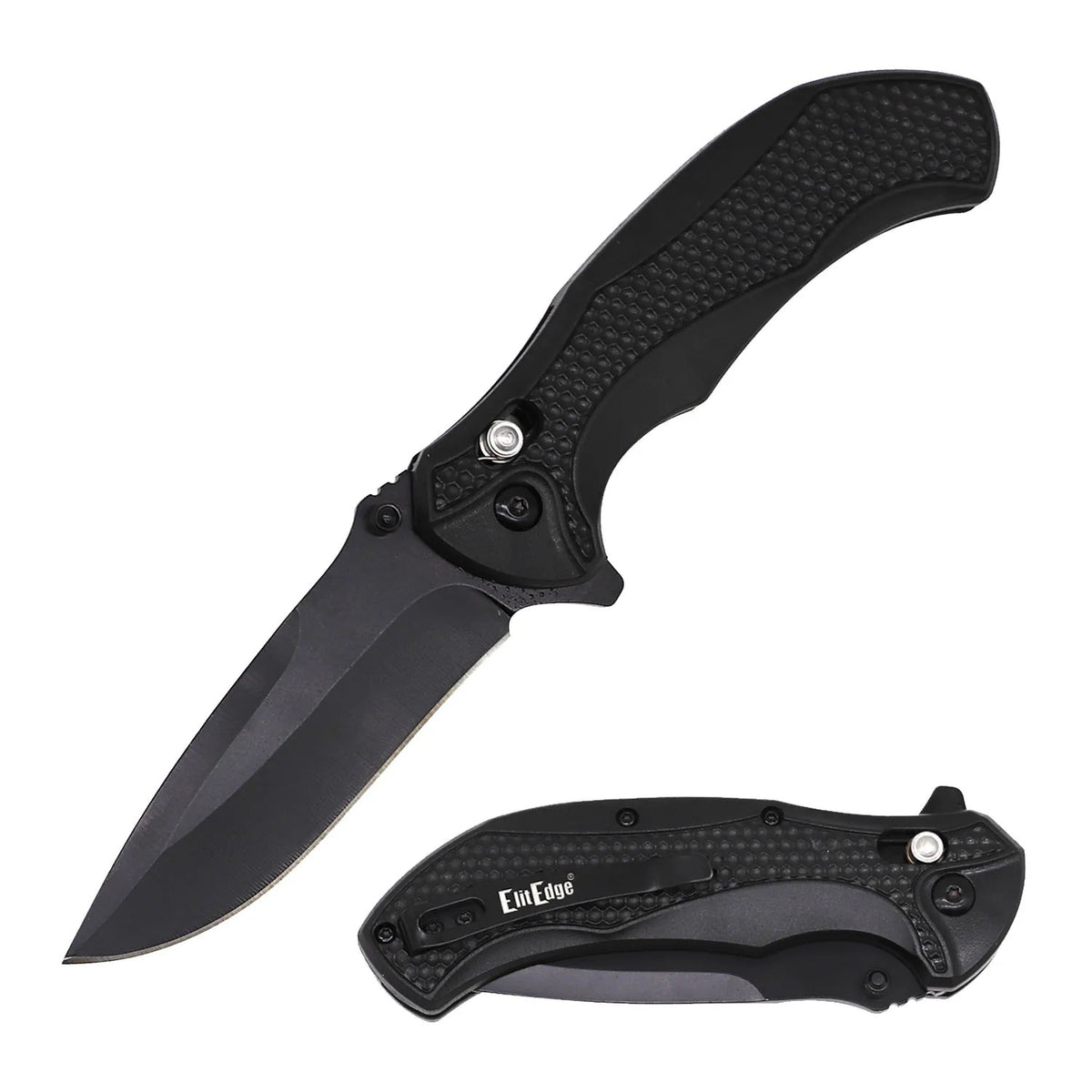 4.75" Closed Black Spring Assisted Axis Lock Folding Knife - TOPHATTER'S ARMORY DEALS