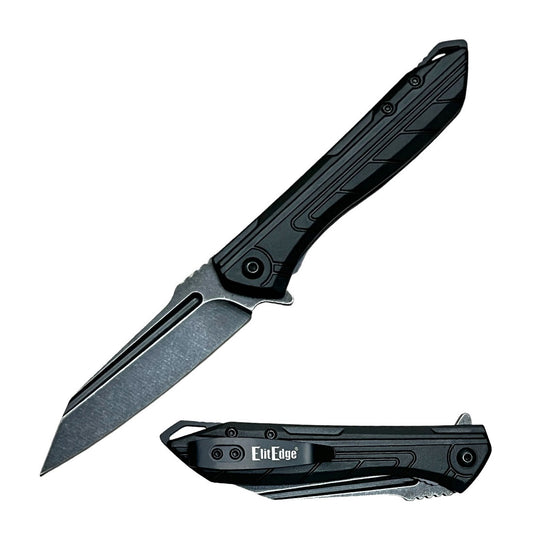 7.75" Tactical Spring Assisted Wharncliffe Blade Pocket Knife