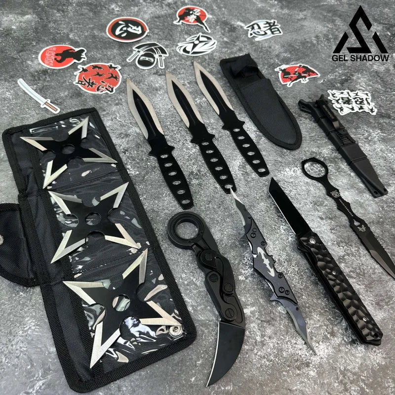 GS241-10 pcs Ninja Pack black Daily training Tool