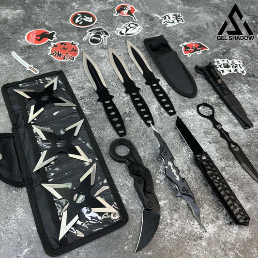 GS241-10 pcs Ninja Pack black Daily training Tool