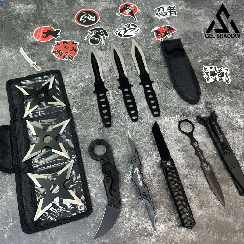 GS241-10 pcs Ninja Pack black Daily training Tool