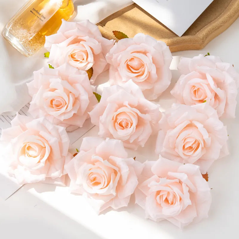 100PC 10CM Artificial Garden Roses