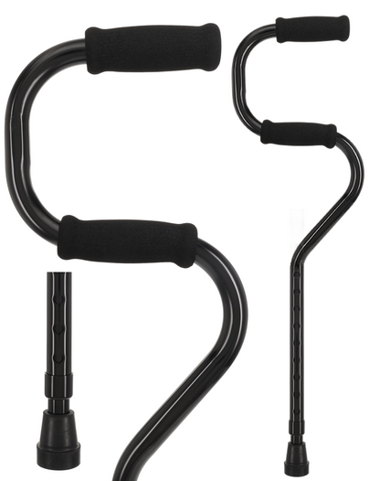 EZ Get-Up From Seat Cane: Extra Grip & Adjustable