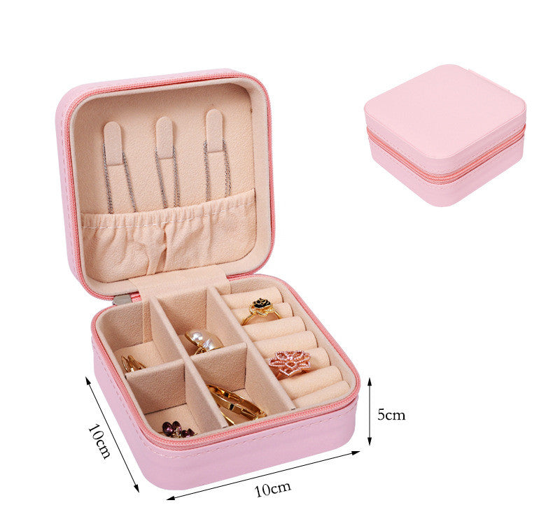 Elegant Mini Jewelry Case in Multiple Colors for Every Style