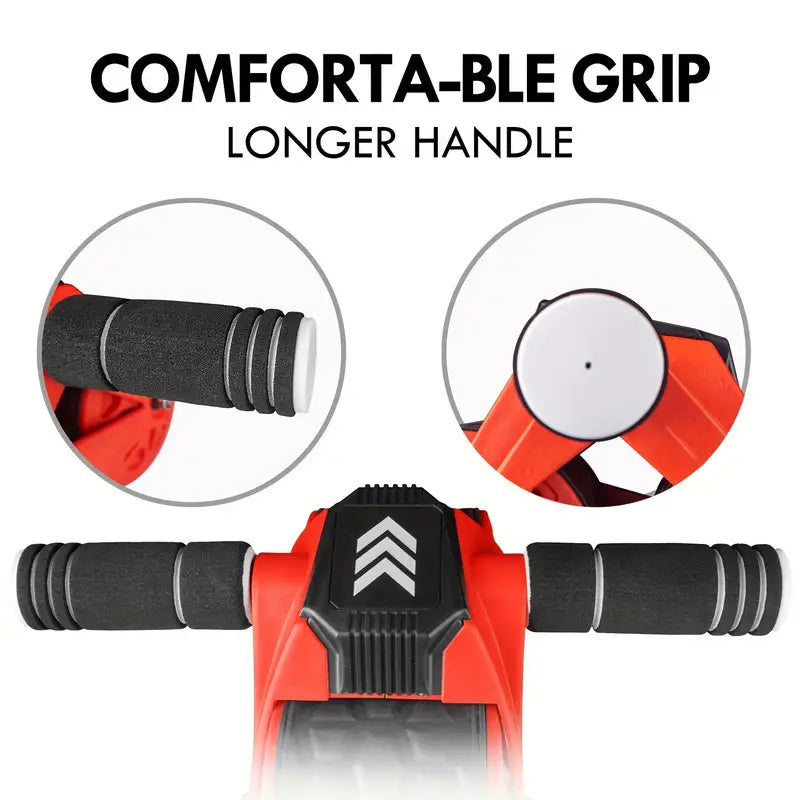 Automatic Rebound Abdominal Roller with Kneeling Pads