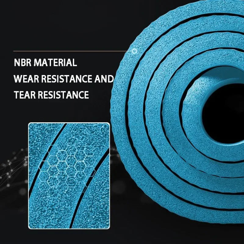 Thick Anti-Skid Yoga Fitness Mat (15mm)